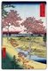 Japan: Twilight Hill at Meguro in the Eastern Capital (東都目黒夕日か岡). Image 10 of '36 Views of Mount Fuji (富士三十六景)'. Utagawa Hiroshige (portrait / vertical edition first published 1858)